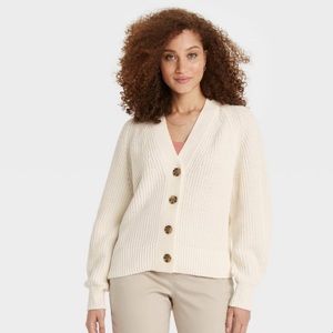 A New Day Cream Medium Cardigan